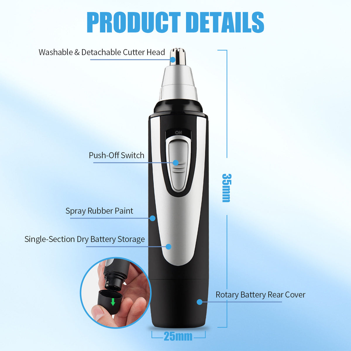 TC 3550 Nose Hair Trimmer